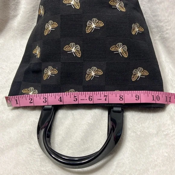 Vintage Talbots butterfly Mini tote bag with plastic handles. - Picture 7 of 13